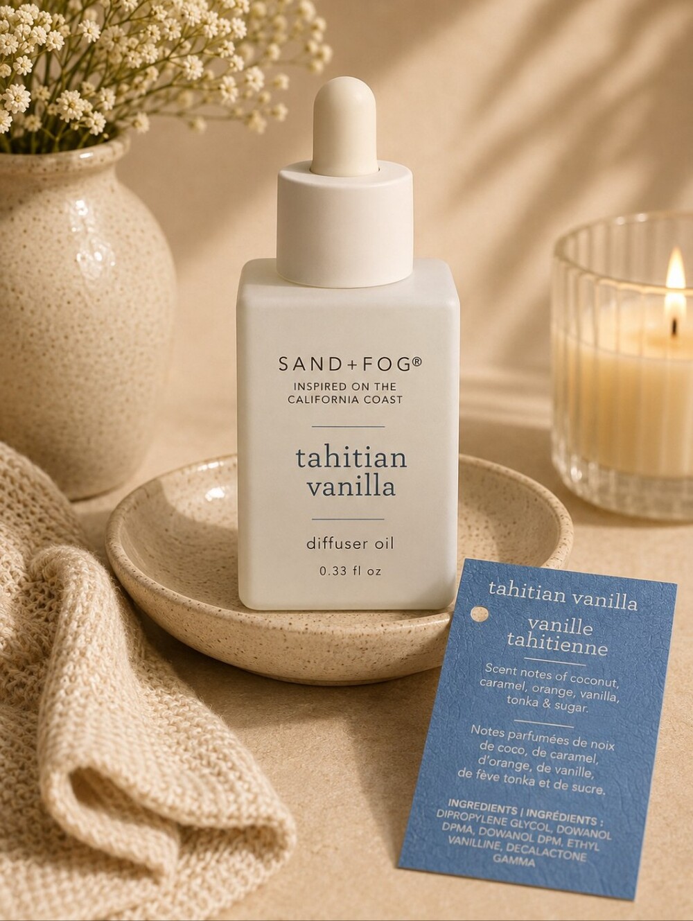 Sand + Fog Tahitian Vanilla Diffuser Oil